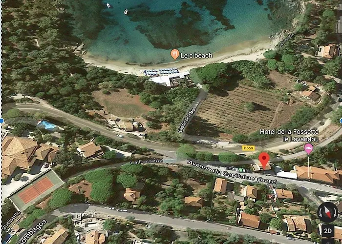 A 80 M De La Superbe De La Fossette, Maison Facon Loft * Le Lavandou